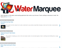 Tablet Screenshot of blog.watermarquee.com